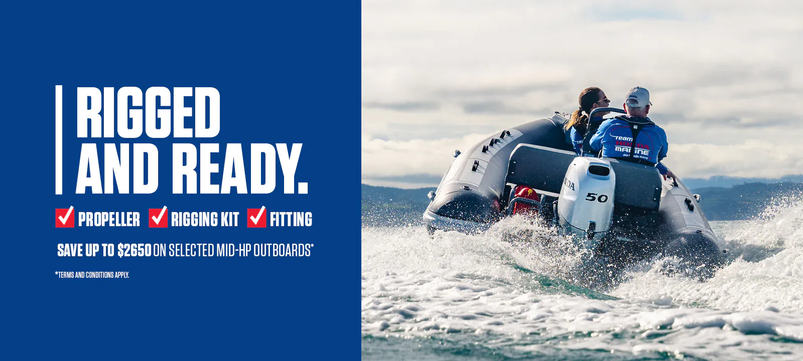 Honda Marine Rigged and Ready Offer